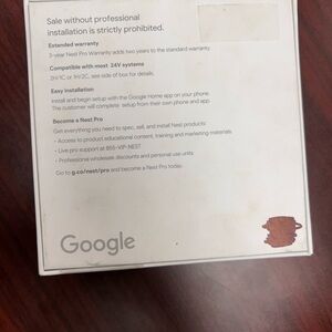 NIB Nest Pro Thermostat